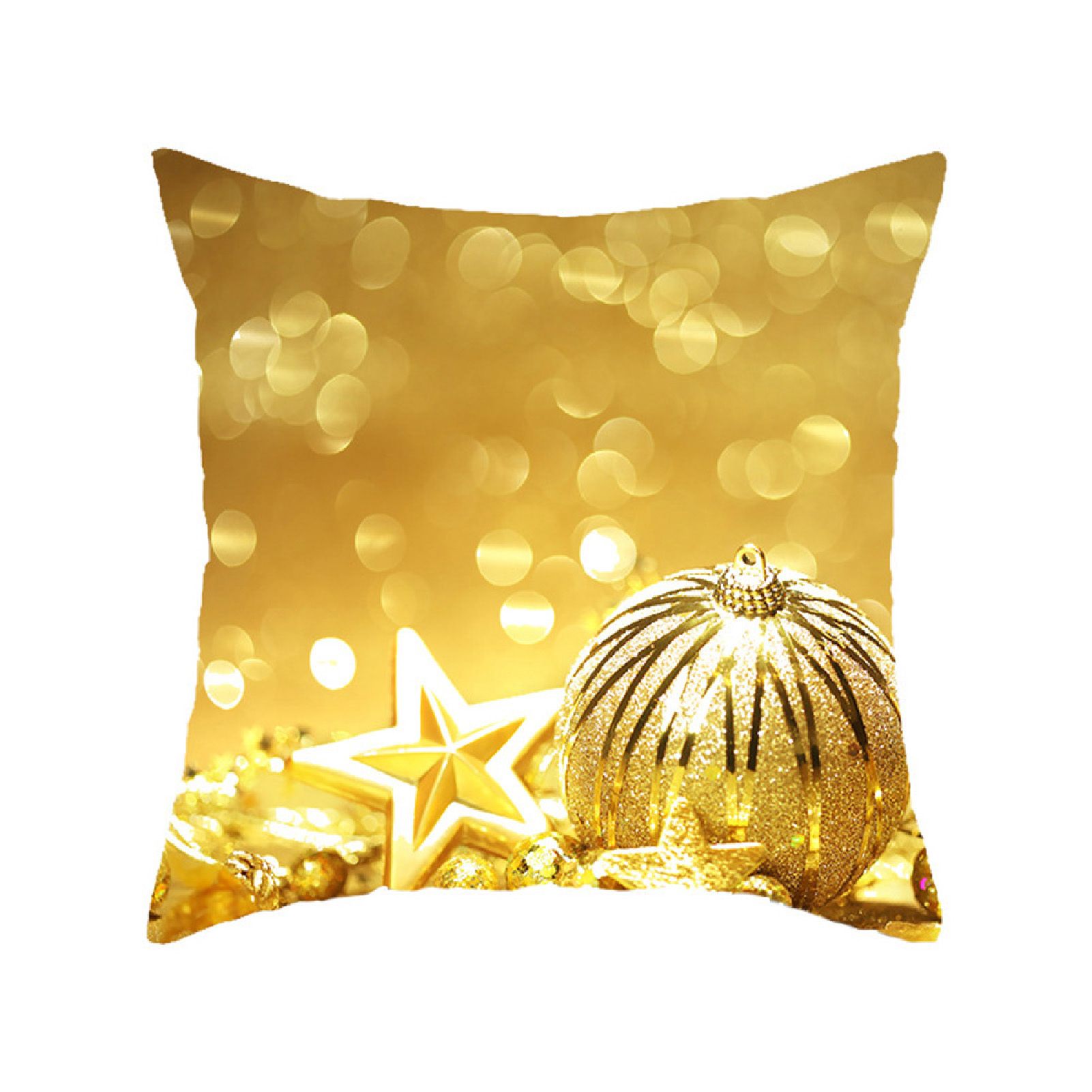 Pillow Case Breathable Removable Vivid Pattern Square Pillow Cover for Home