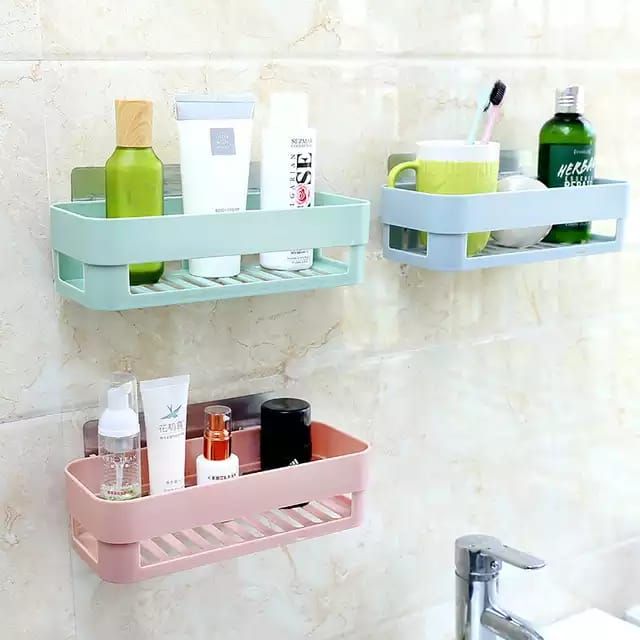 Punching Bathroom And Kitchen Storage Rack