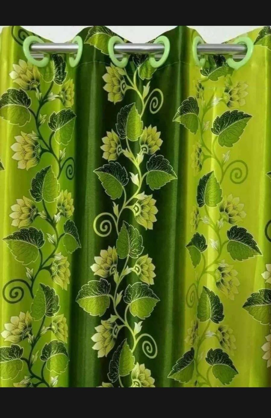 Syenthatic green curtain