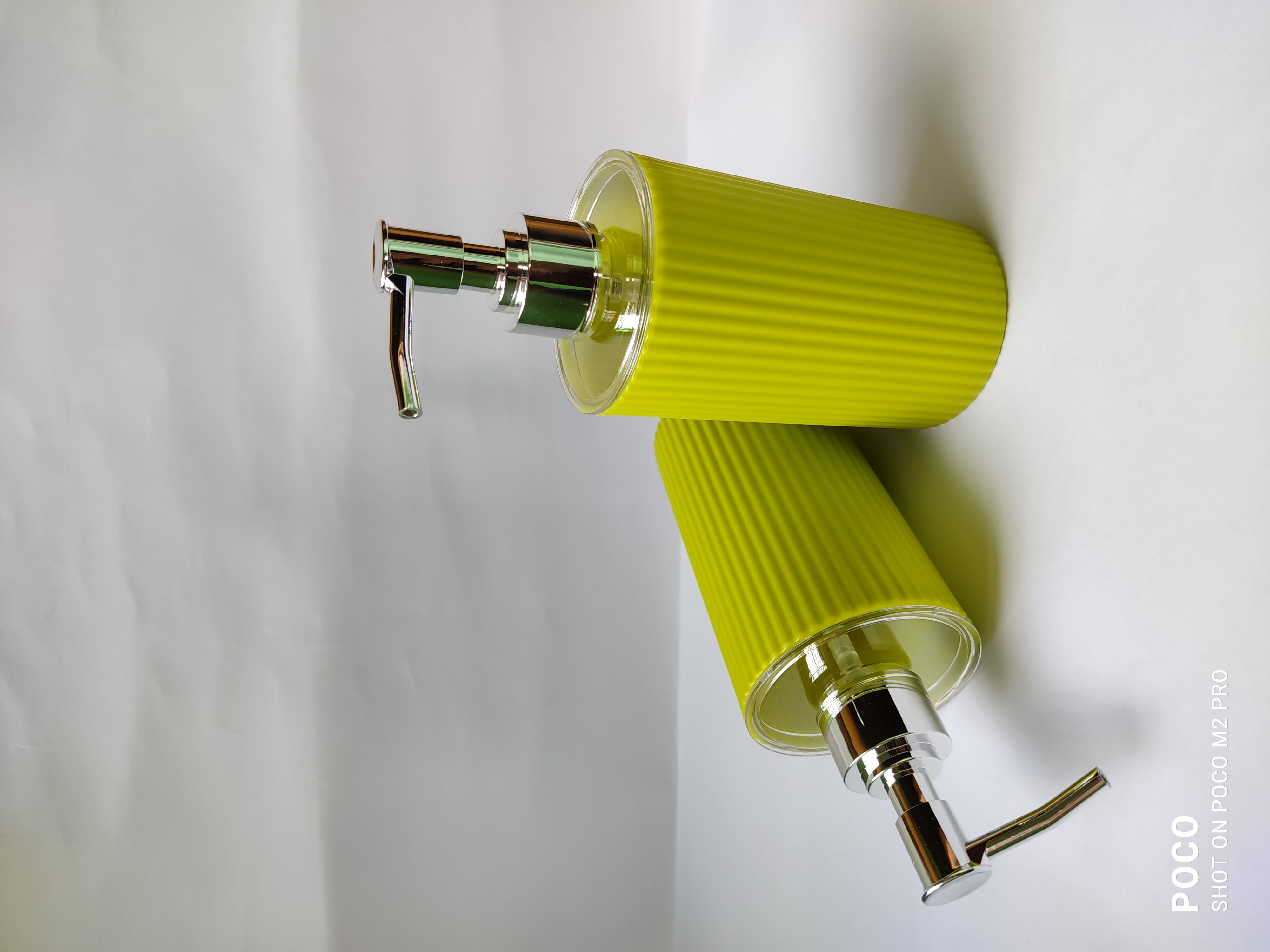 Bathroom soap dispenser hand-wash refile bottle Light Green Plastic Body --1Pcs & Combo(2Pcs) Bottle Set(11.5 cm).