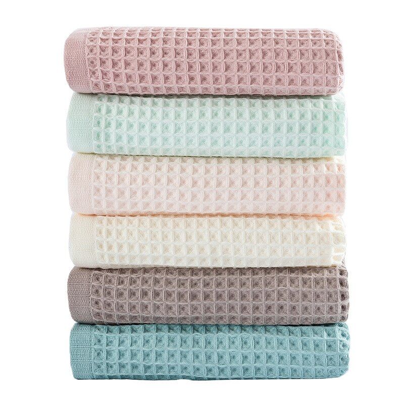 34*34cm square waffle hand towel cotton kitchen textile towel soft tea towel