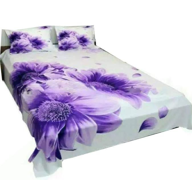 Cotton Bed Cover with two pillow covers