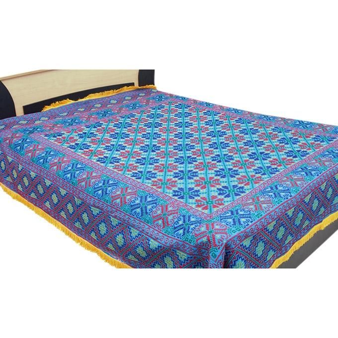 Cotton King Size Hand Made Nakshi Katha - Multicolor