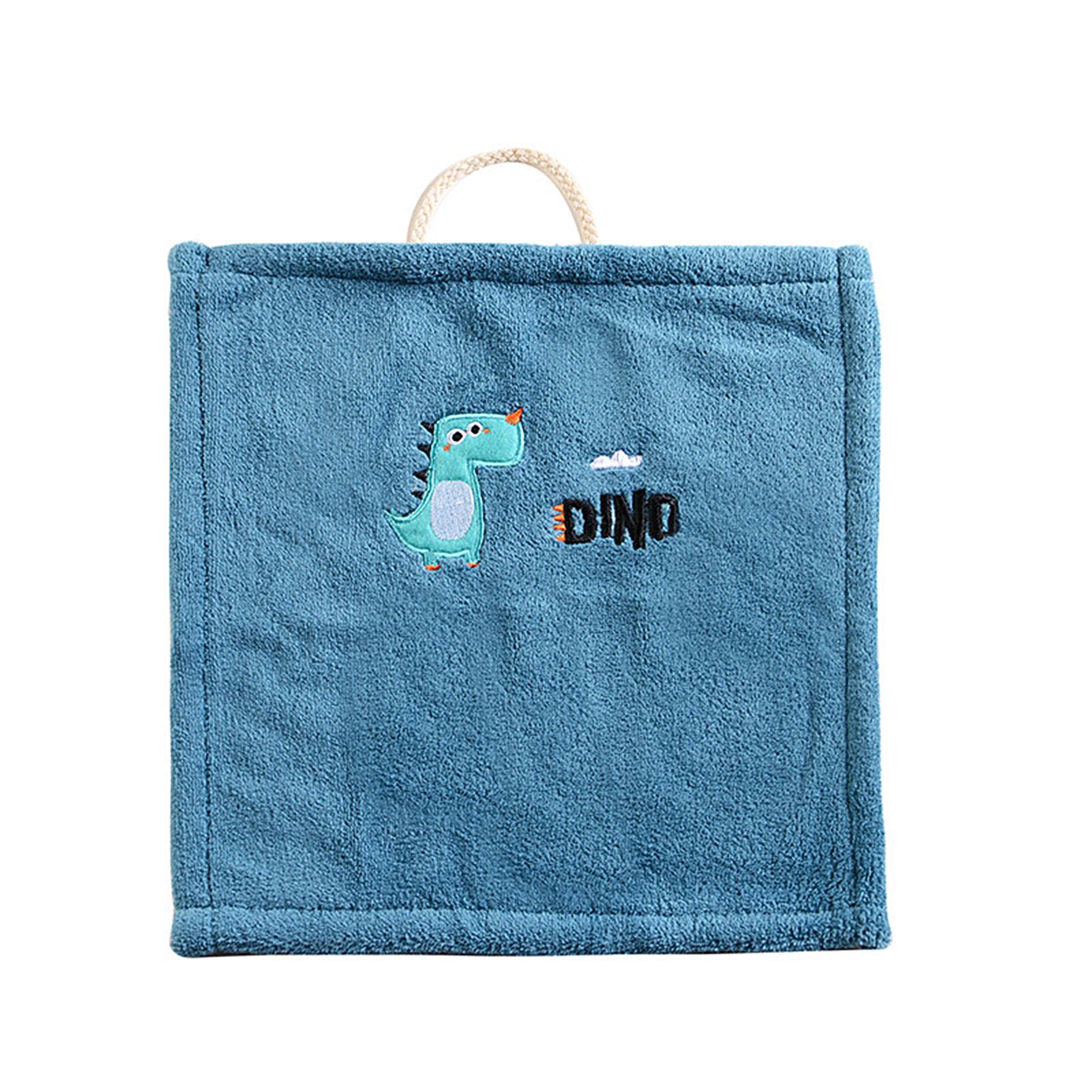 Hand Towel Hangable Unfading Cartoon Baby Fe Towel Absorbent Towel for Bathroom