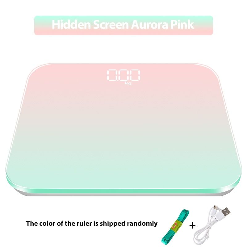 Bathroom Scales Weights Fat Bathroom-scale USB Rechargeable Floor Digital Balance Scale Electronic Smart Body Weight Up To 180kg