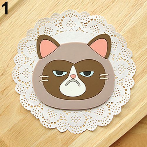 Shaped Tea Cup Holder Mat Coffee Drinks Drink Silicon Pad