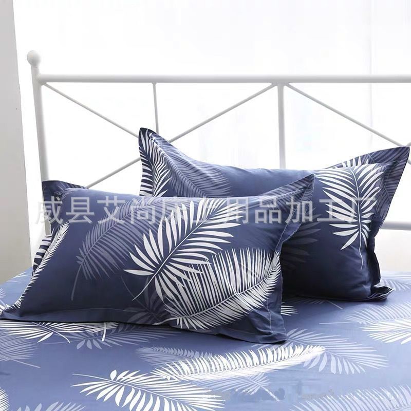Pillow case cover 2 PCS a pair of thickened skin friendly breathable pillowcases