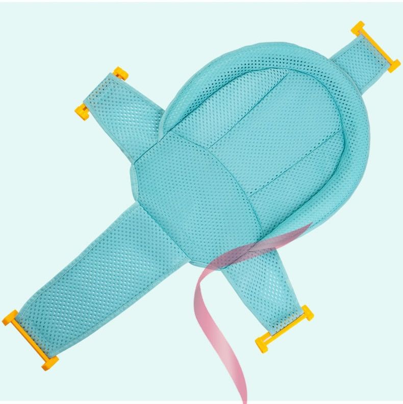 Baby Bath Net Cross Slip Portable Newborn Thicken Pillow Bath Artifact Net Bag Bath Rack Can Sit Lying