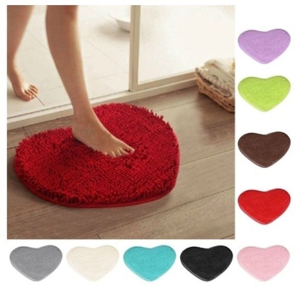 【BestGO】Home Soft  Absorbent  Bath Mats Bathroom Carpets Non-slip Rug