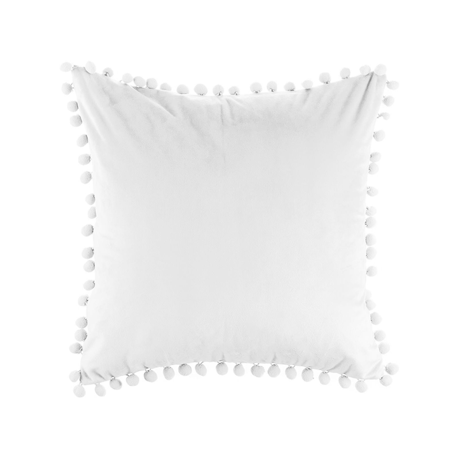 Fine Texture Pillowcase Bright-colored Polyester Exquisite Smooth Surface Pillow Cover for Home