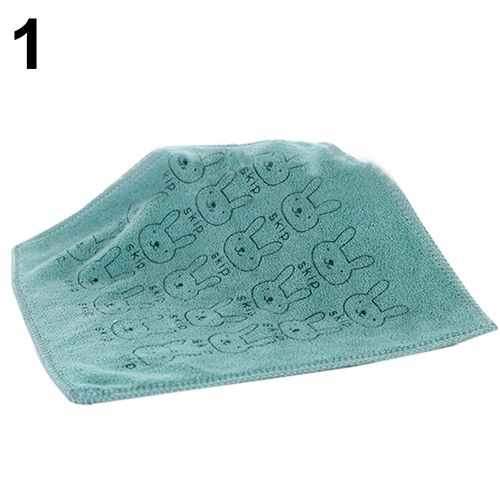 Baby Infant Newborn Cute Rabbit Soft Bath Bathing Towel Microfiber Washcloth