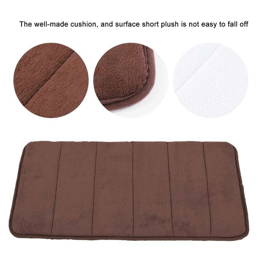 HOT Bathroom Anti-Slip Mat Shower Bathmat Bathtub Soft Pad Short Plush Washable