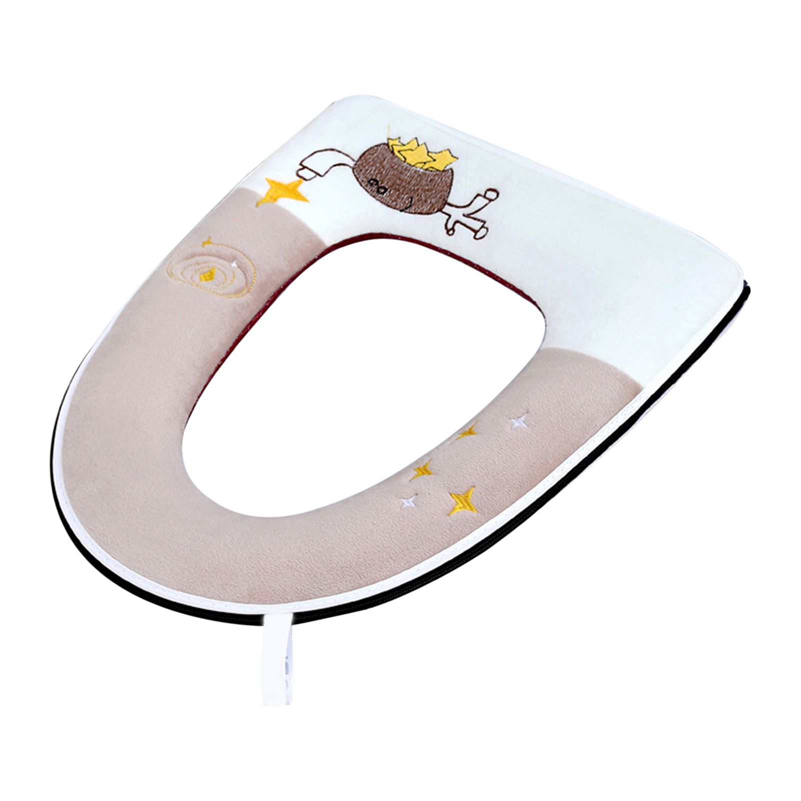 Toilet Cushion Lightweight Lovely Cartoon Pattern Toilet Cover