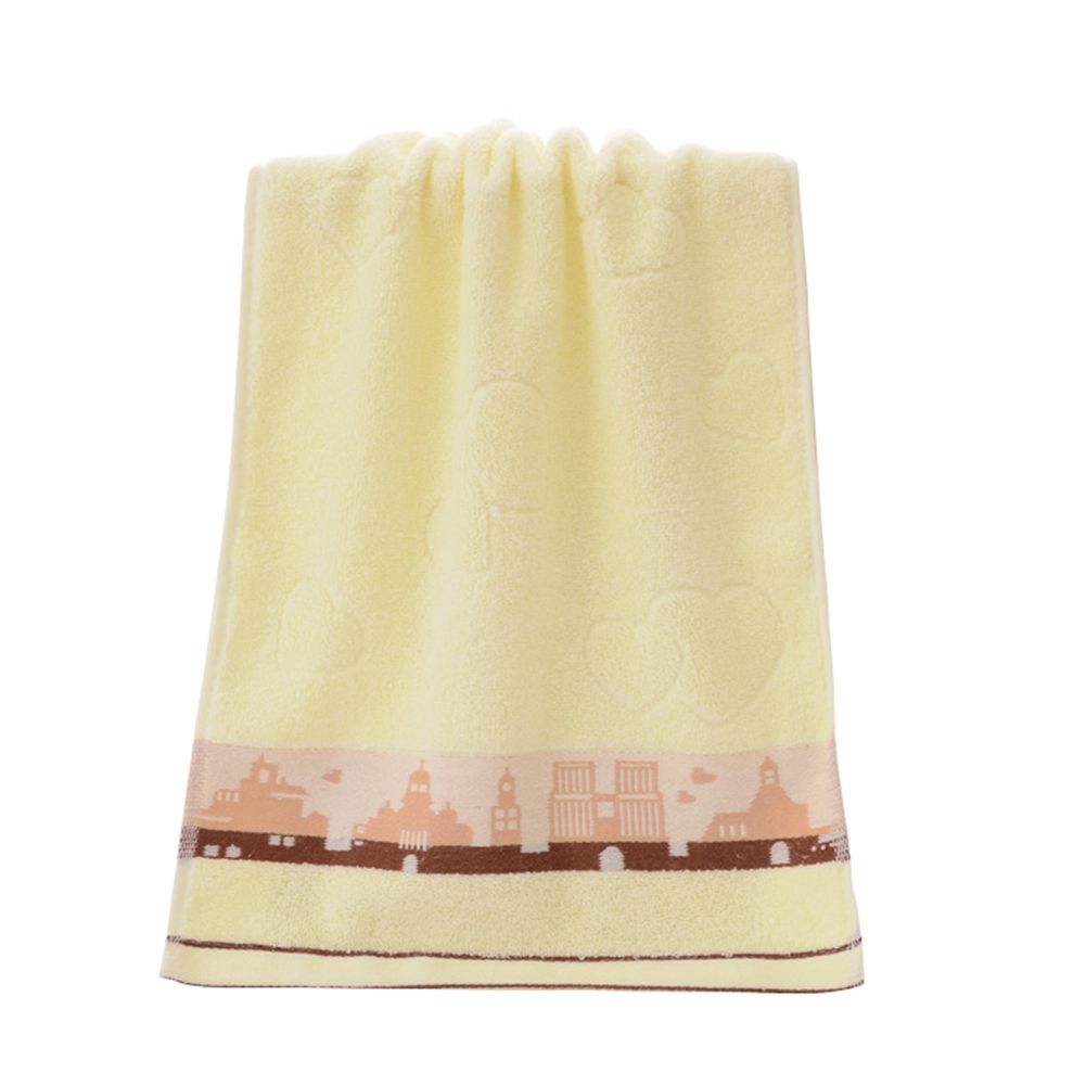 Cartoon Building Soft Cotton Thicken Face Hand Towel Quick Dry for Kids Adult
