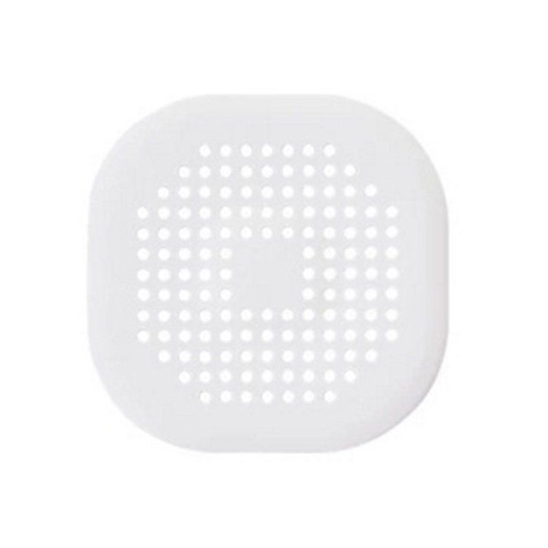 Square Drain Cover for Shower TPR Drain Hair Catcher Flat Silicone Plug