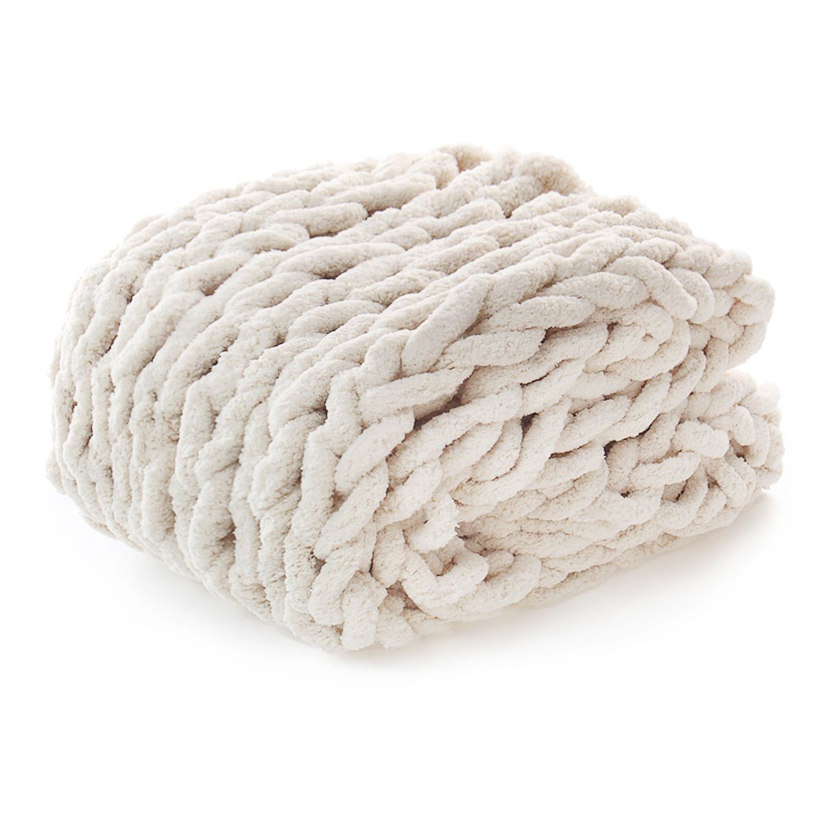 bedding 80x100cm Handmade Knitted Blanket Cotton Soft Washable Lint-free Throw Blankets