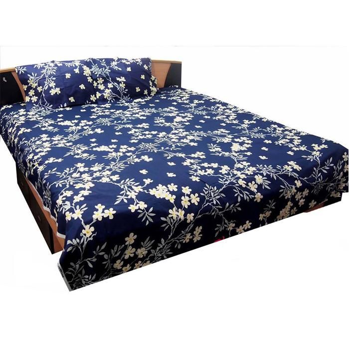 King Size Cotton Bed Sheet- Multi-Color