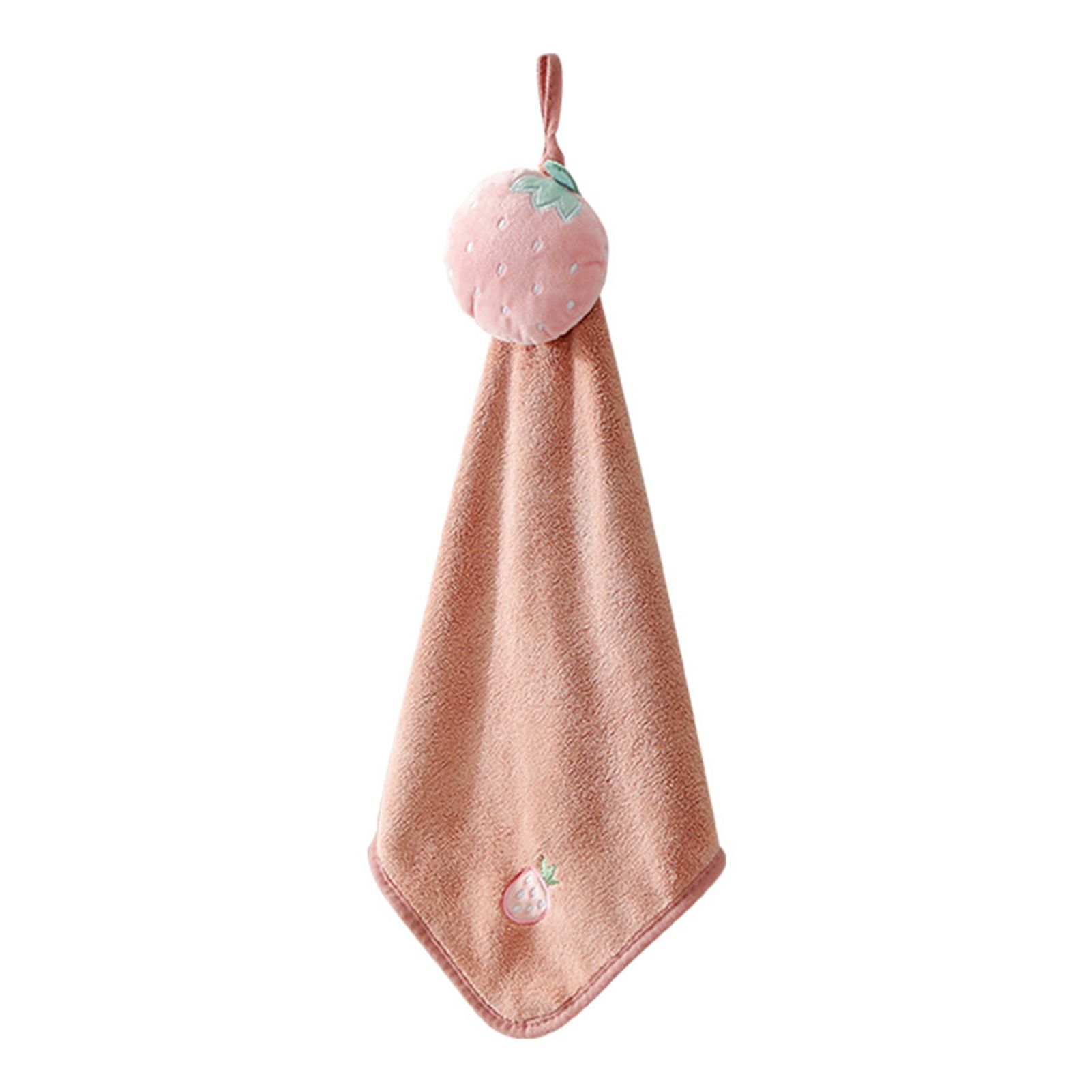 Hand Towels Easy Clean Lanyard Design Polyester Fiber Washing Hanging Wipe Washcloth for Home