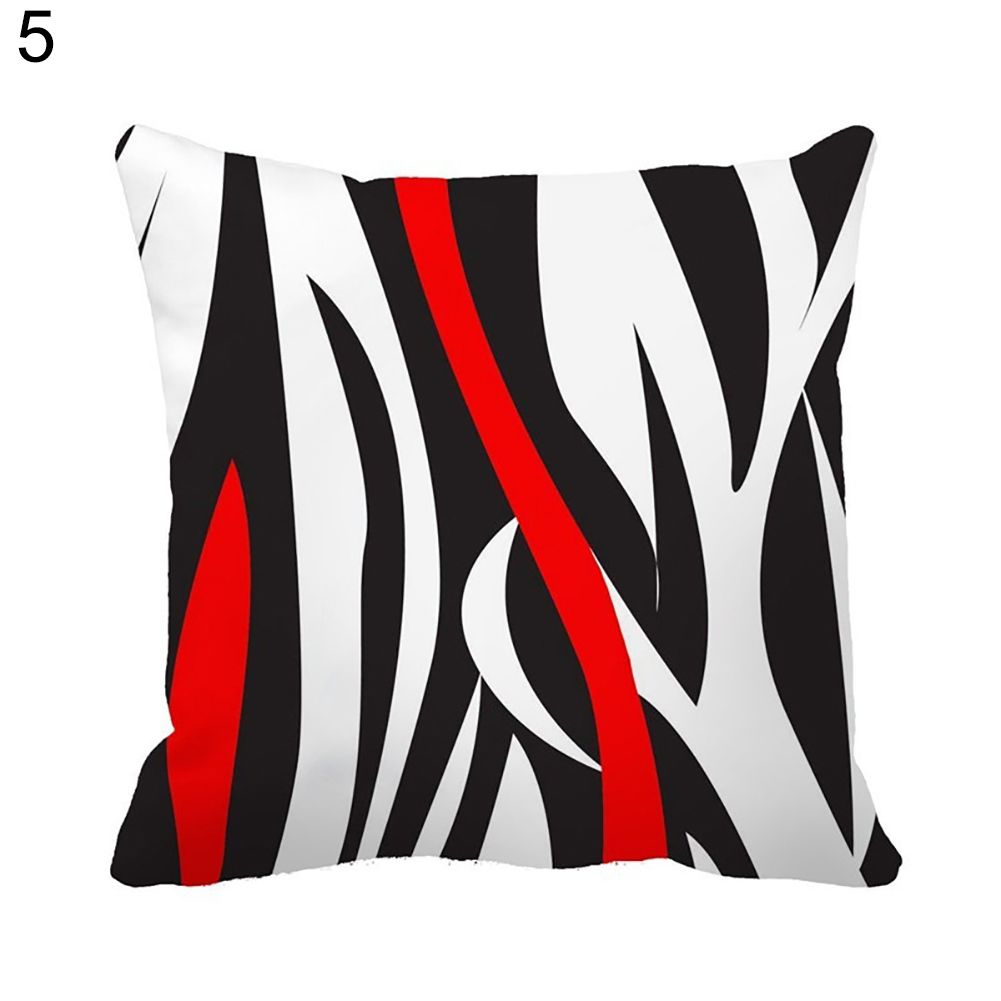 Creative Geometric Pattern Pillow Case Decorative Cushion Cover for Sofa Couch