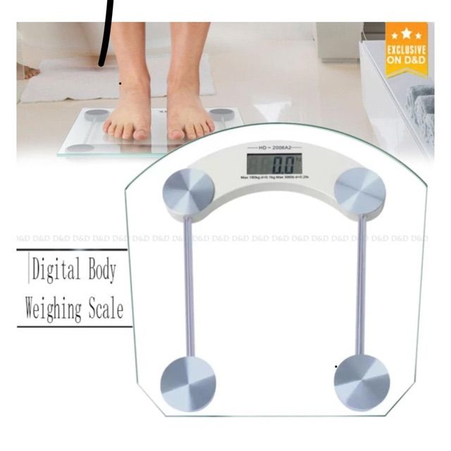 Digital Weight Machine - Transparent