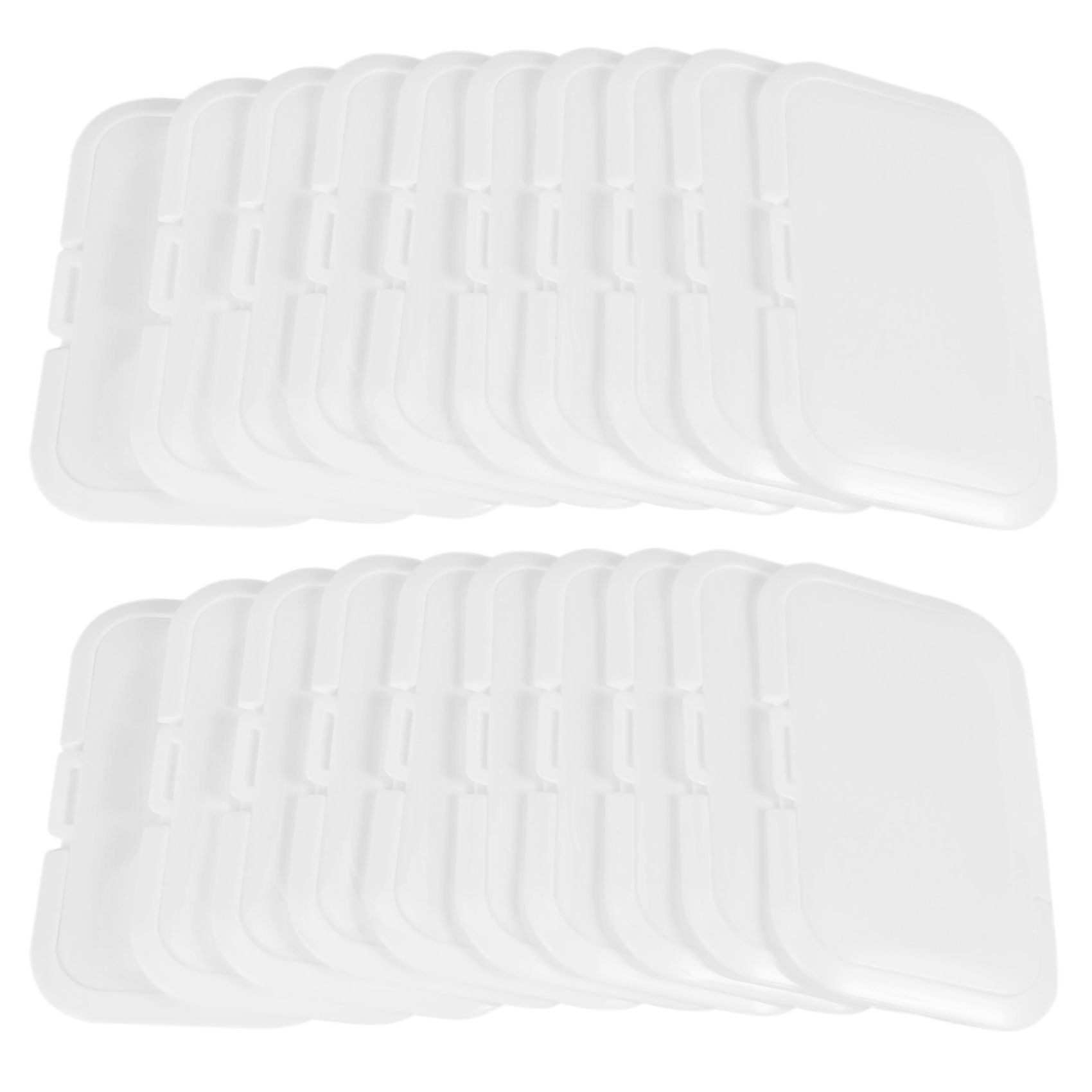 20Pcs Reusable Baby Wipes Lid Baby Wet Wipes Cover Tissues Box Wet Paper Lid