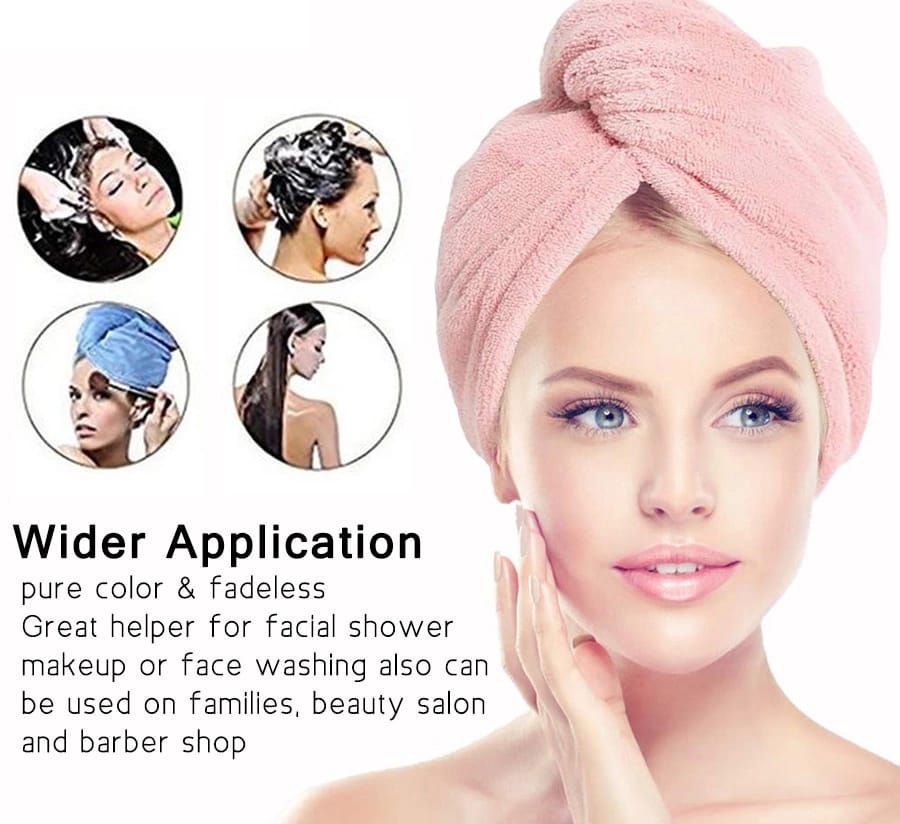 Quick Dry Shower Head Towel