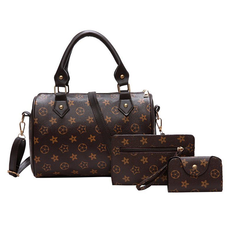 3 pieces/set Vintage Elegant Woman Bag Fashion Pillow Bag Handbag Shoulder Bag