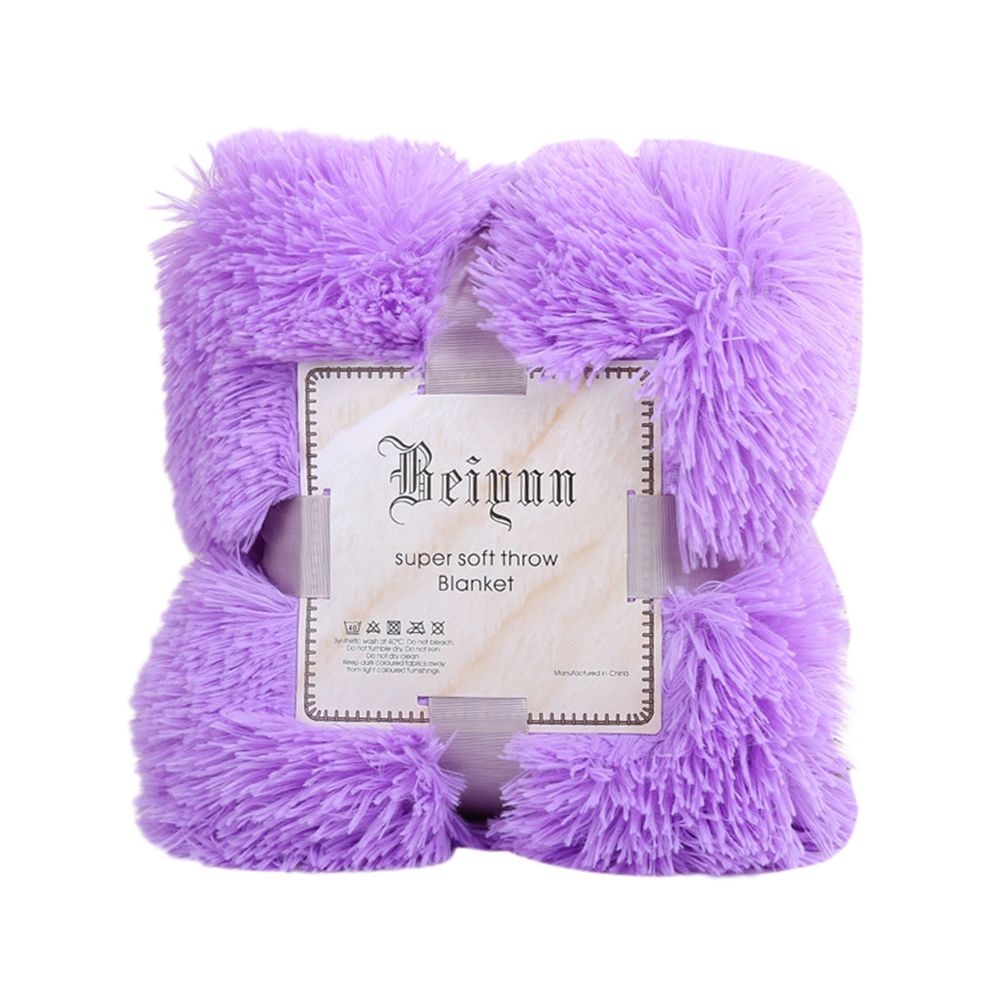 80x120cm Soft Fluffy Shaggy Warm Bed Sofa Bedspread Bedding Sheet Throw Blanket