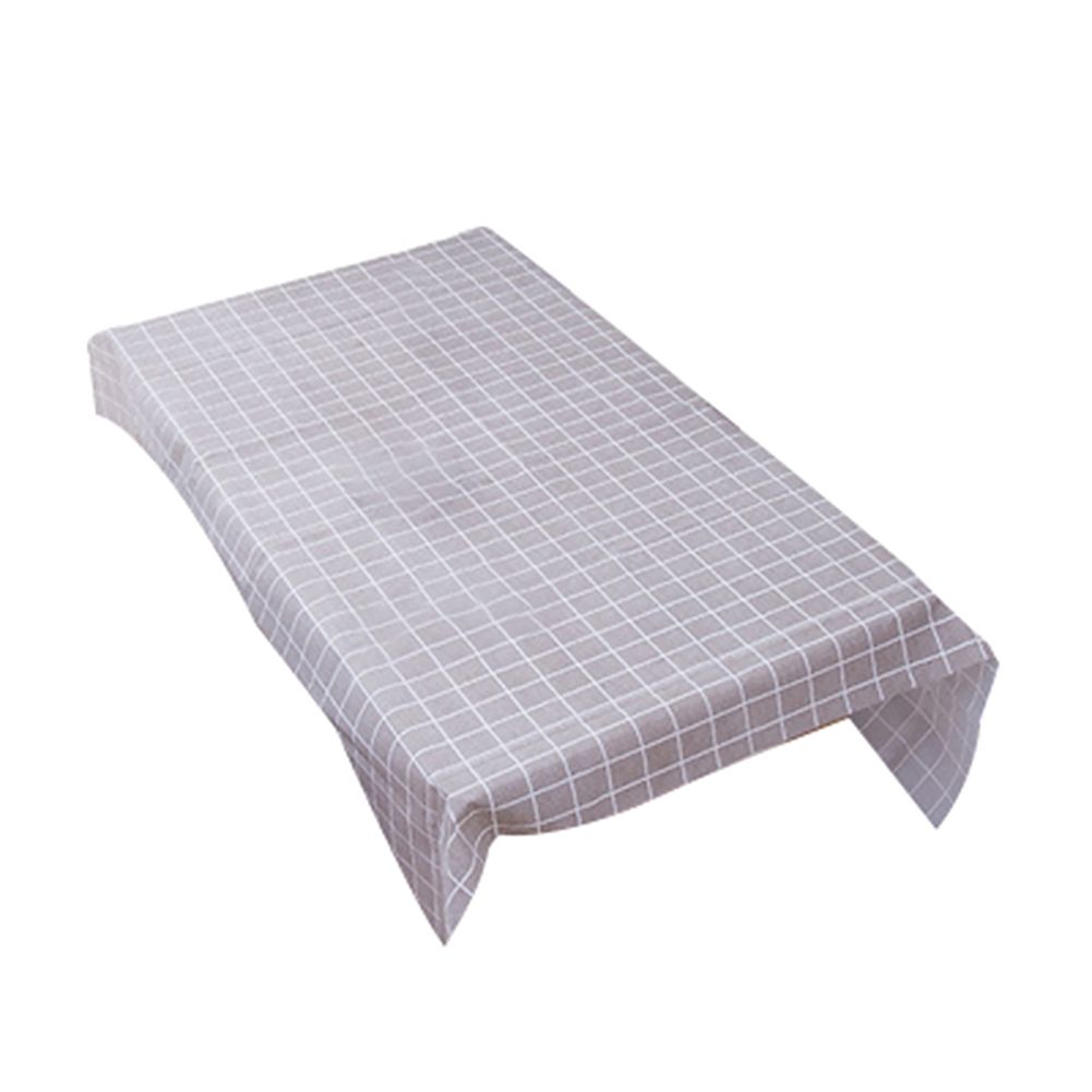 Waterproof Plaid Tablecloth Rectangle Table Cover Wedding Birthday Party Decor