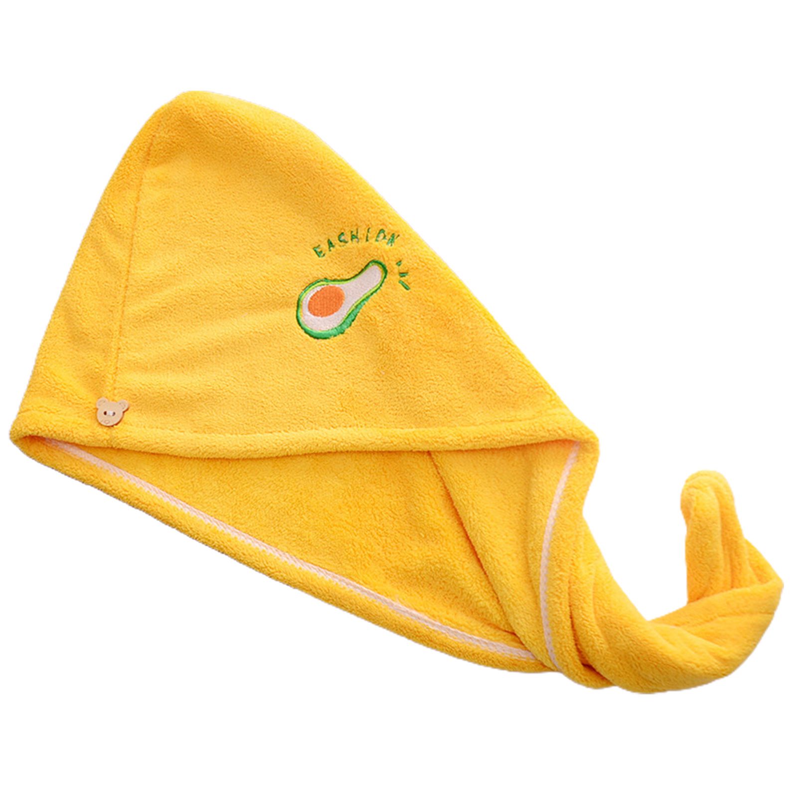 Helloworld Hair Drying Hat Quick Drying Easy to Use Bathing Hair Cap