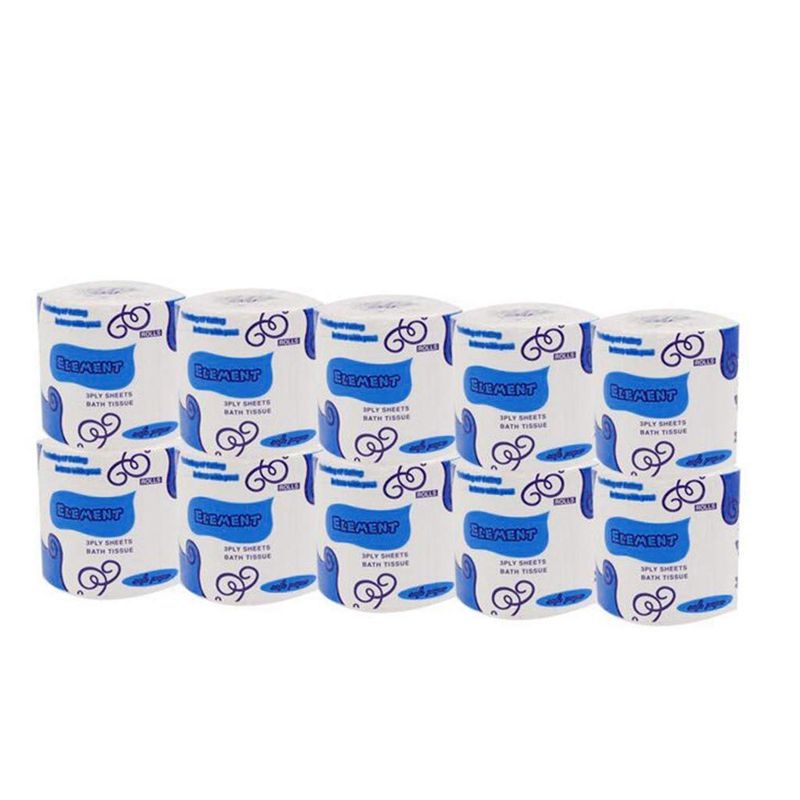 Silky & Smooth Soft 3-Ply Toilet Paper Home Kitchen Toilet Tissue, Soft, Strong and Highly Absorbent Hand Towels for Daily Use, 10 Rolls