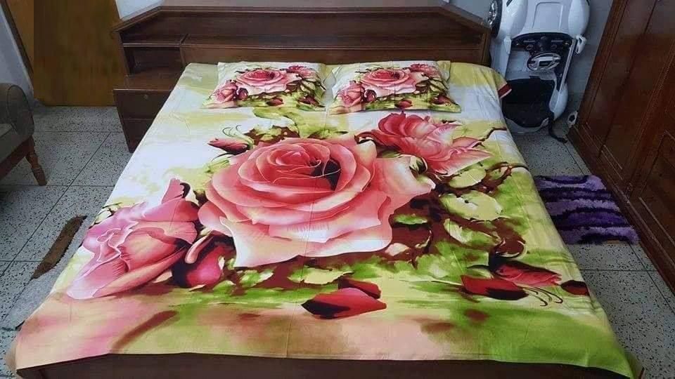 Cotton Double Size Bed Sheet Set