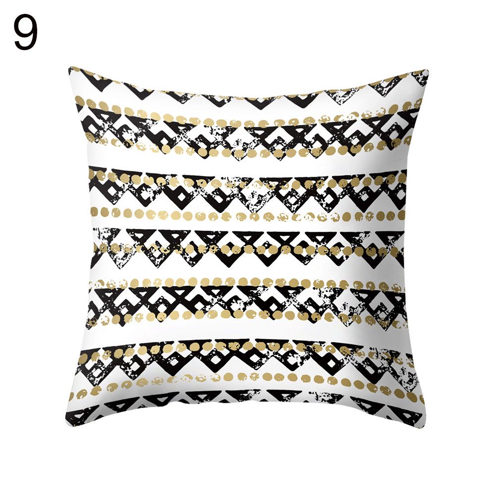 Bohemian Print Striped Throw Pillow Case Cushion Cover Sofa Bed Car Cafe Decor