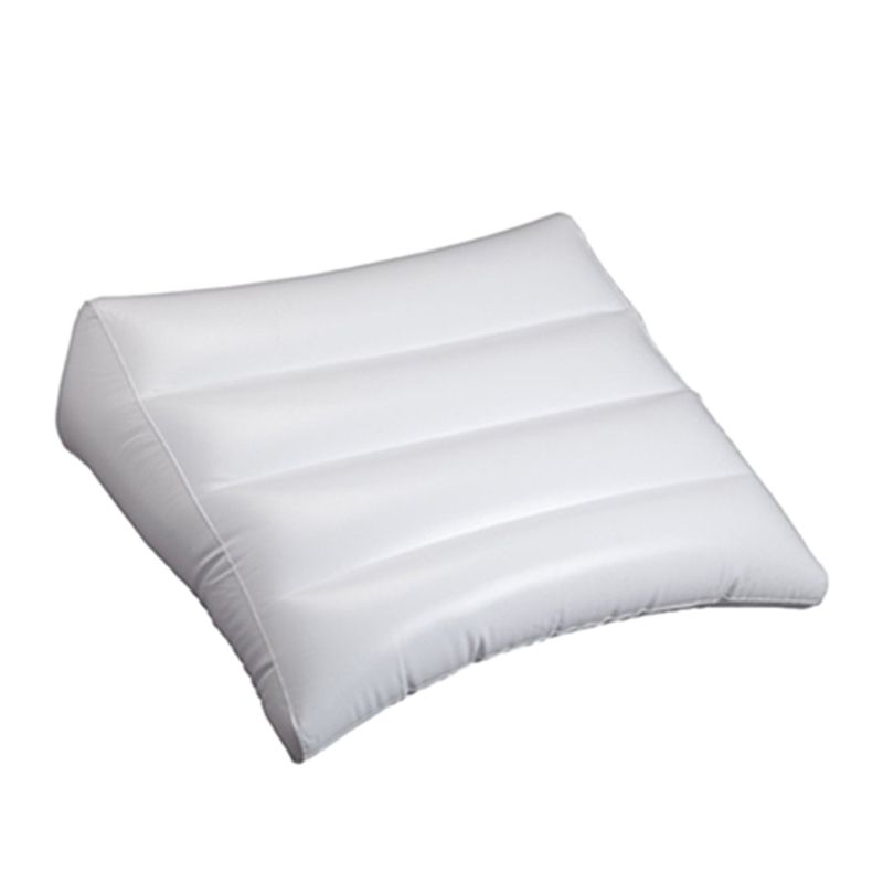 Durable Large Inflatable Bed Wedge Pillow - Portable Velvety Lightweight (17Ozs) Cushion Bedside Back Cushion or Foot Elevation