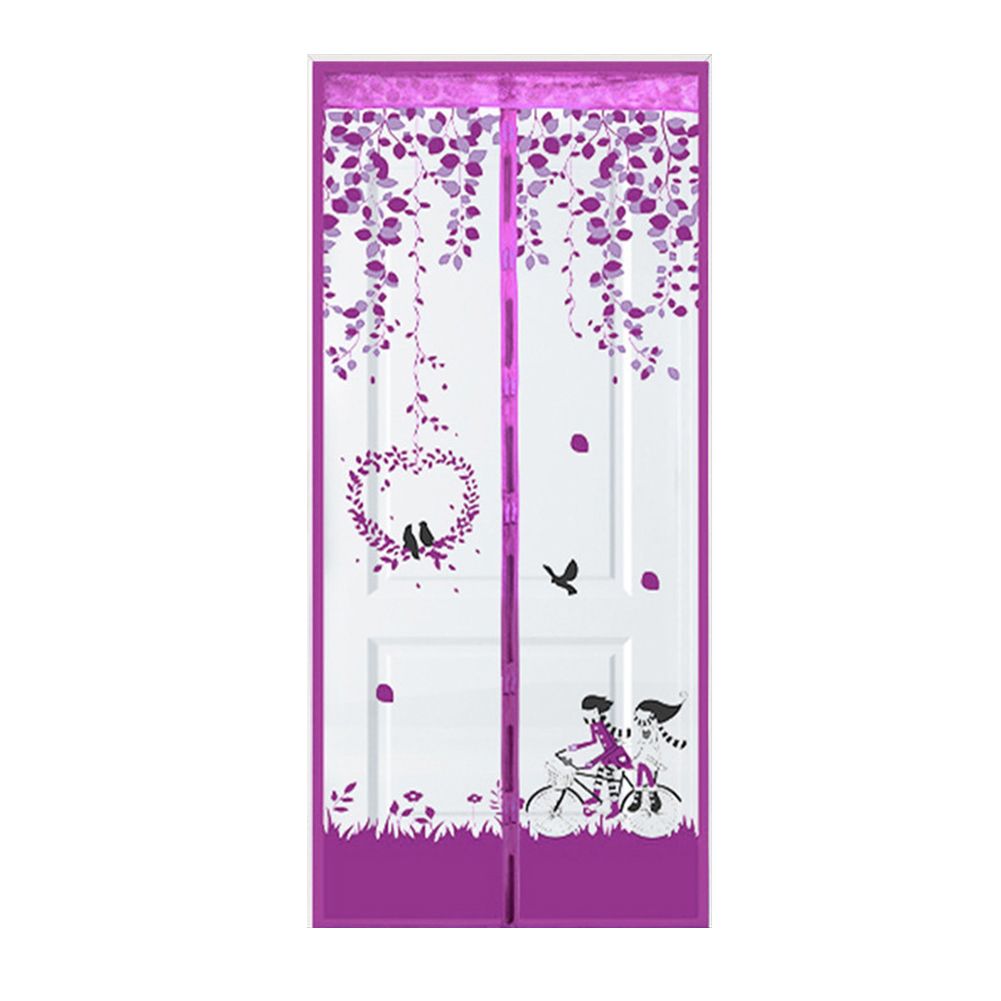 Cycling Bird Anti Mosquito Magnetic Door Window Screen Curtain Summer Mesh Net