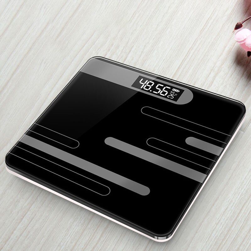 Floor Body Scale Bathroom Scales Glass Smart Electronic Scales LCD Display Body Weighing Digital Weight Scale