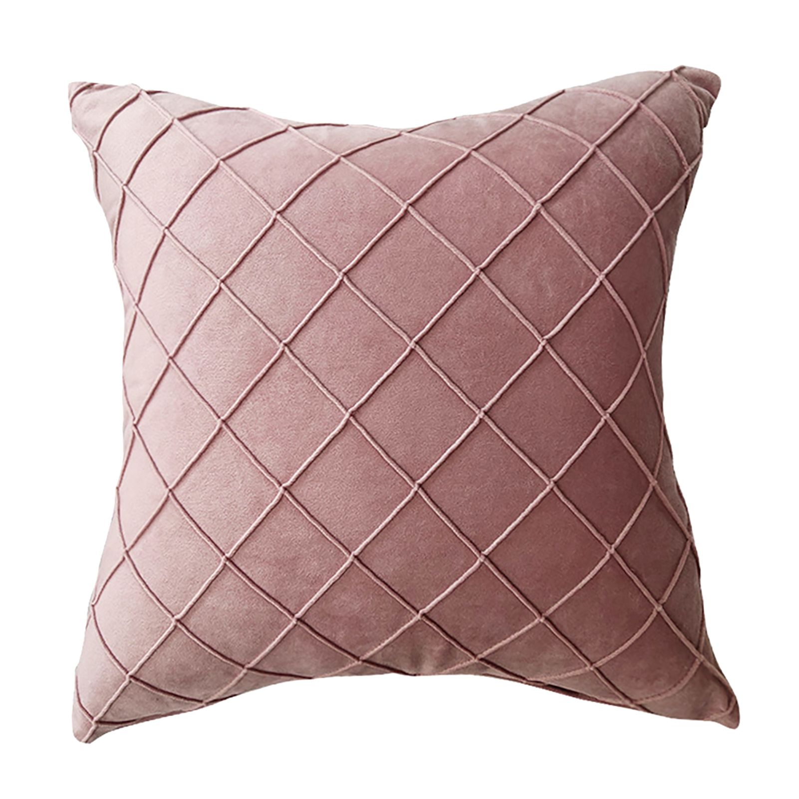 Pillow Case Super Soft Fadeless Plush Square Pillow Headrest Case Supplies for Home