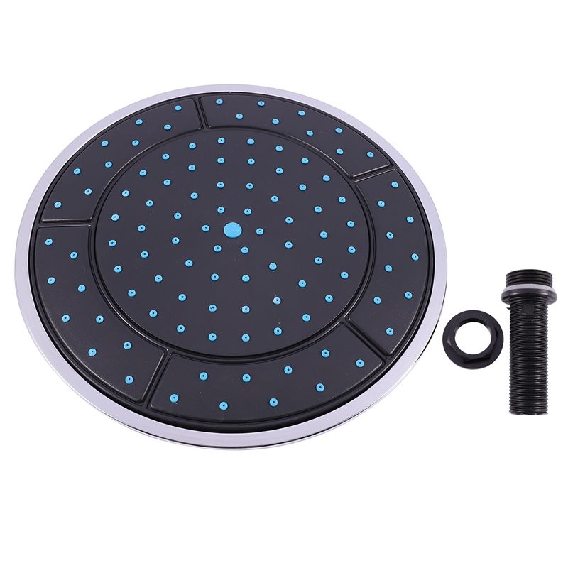1Pcs 25Cm Plastic Round Shape Rainfall ed Shower Room Top Shower Roof Head Nozzle Cabin
