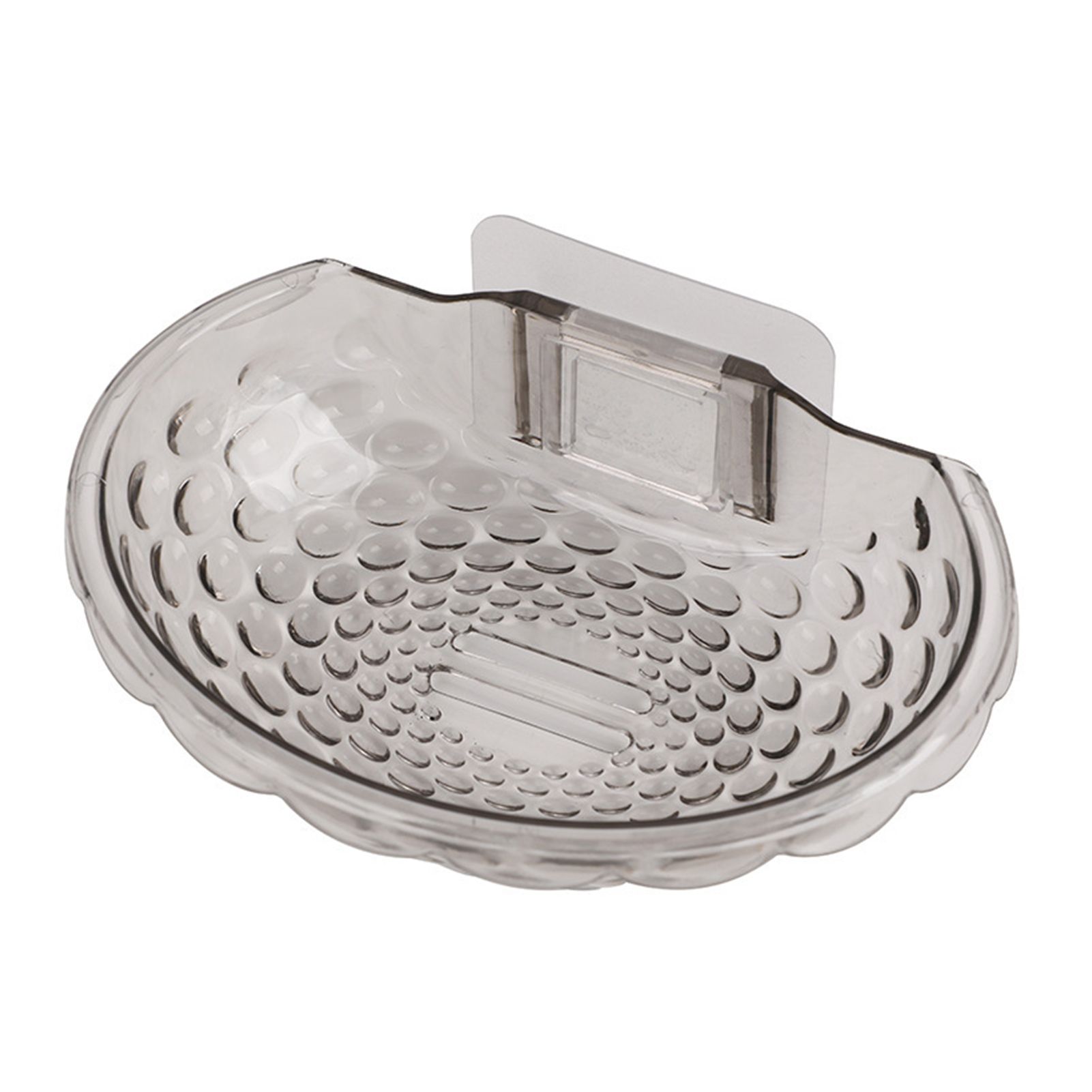 Soap Box Wall Mount Quick Drainage Base Acrylic Stable Adhesive Soap Dishes for Bathroom
