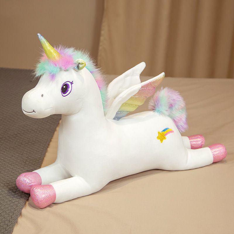 Angel Unicorn Lovely Soft Side Pillow Bolster for Children
