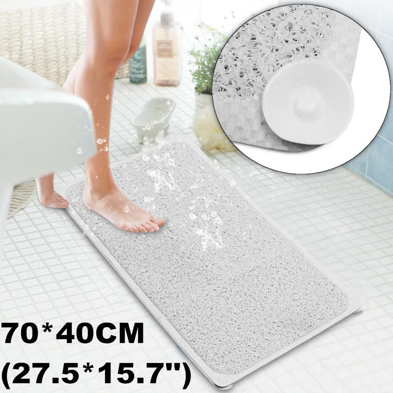 Comfortable 70*40CM Anti Slip Soft Silica gel Bathroom Bedroom Bath Mat Floor Rug Carpet