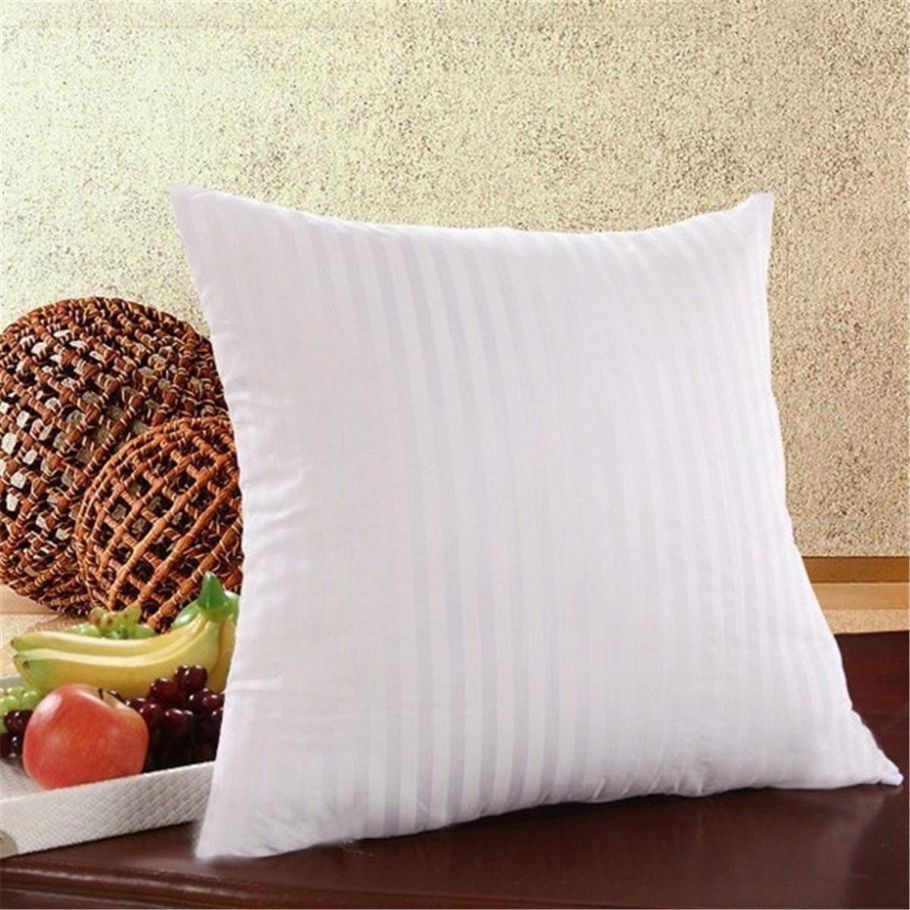 2 Size Pillow Core Striped Bedding Vacuum Compression Square Pillow Inner Cushion Insert 45x45cm - 45x45cm