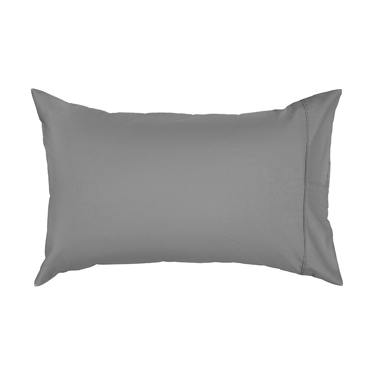225 Thread Count Standard Pillowcase - Grey