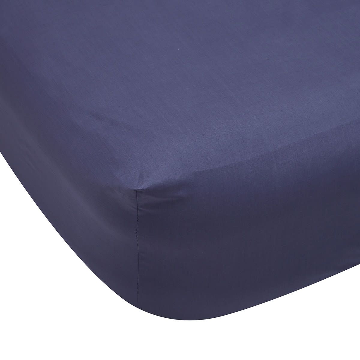 225 Thread Count Fitted Sheet - Queen Bed, Denim