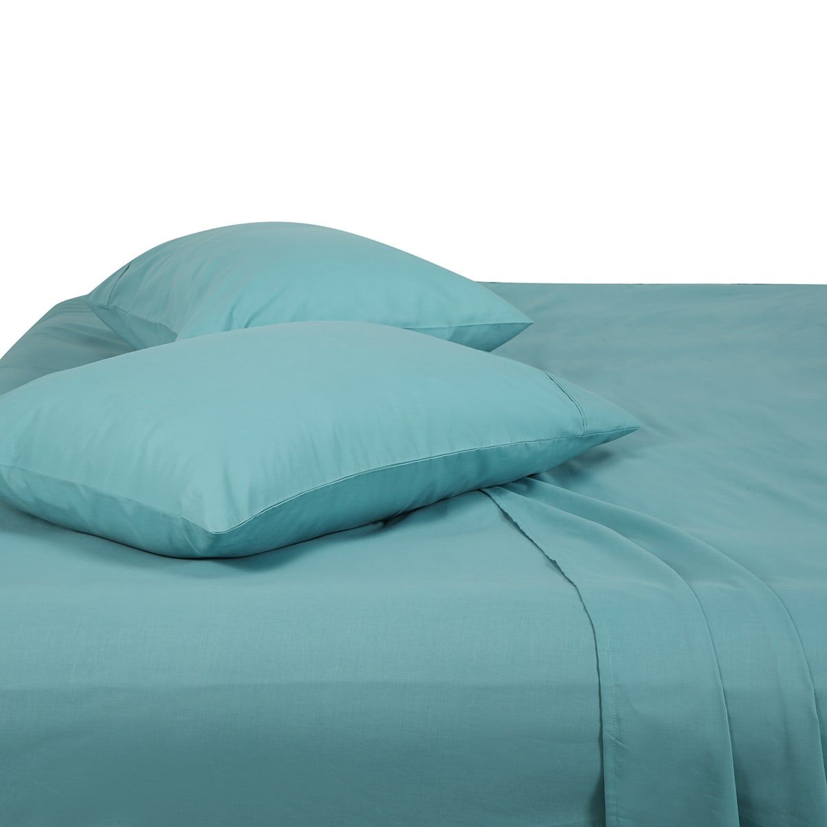 180 Thread Count Sheet Set - Queen Bed, Aqua