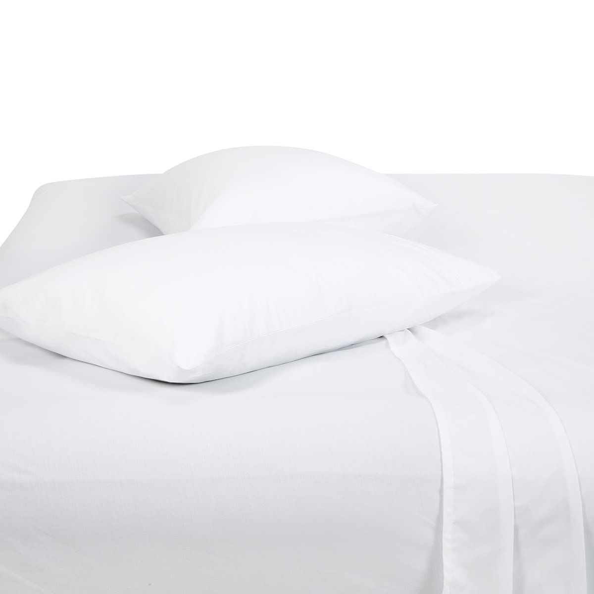 180 Thread Count Sheet Set - Queen Bed, White