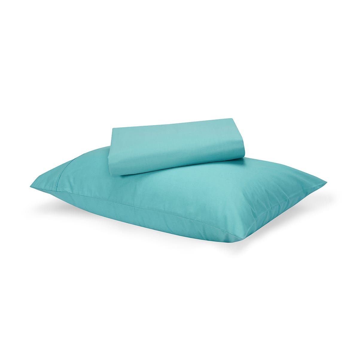 180 Thread Count Sheet Set - King Single Bed, Aqua