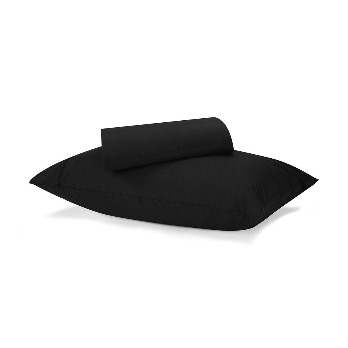 225 Thread Count Sheet Set - Single Bed, Black