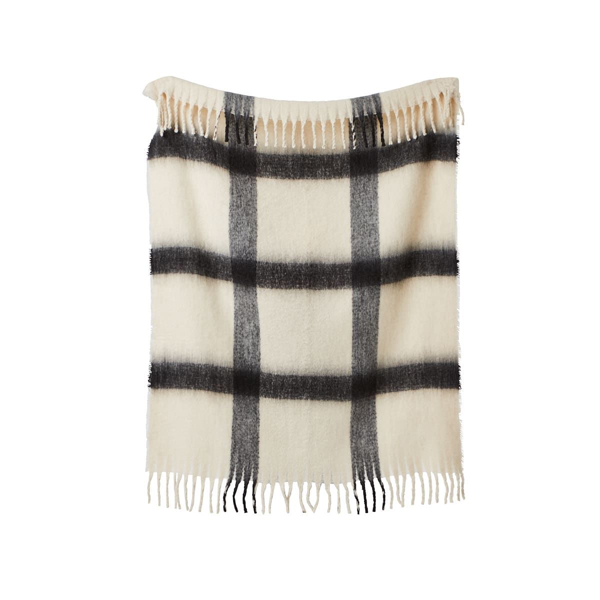 Charlie Throw - Black and Off White