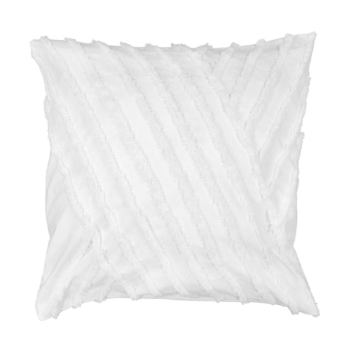 2 Pack Tarni Cotton European Pillowcases - White